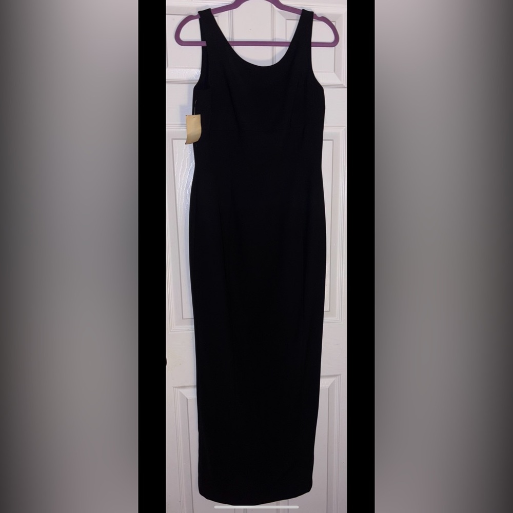 Tahari Black Strapless Dress